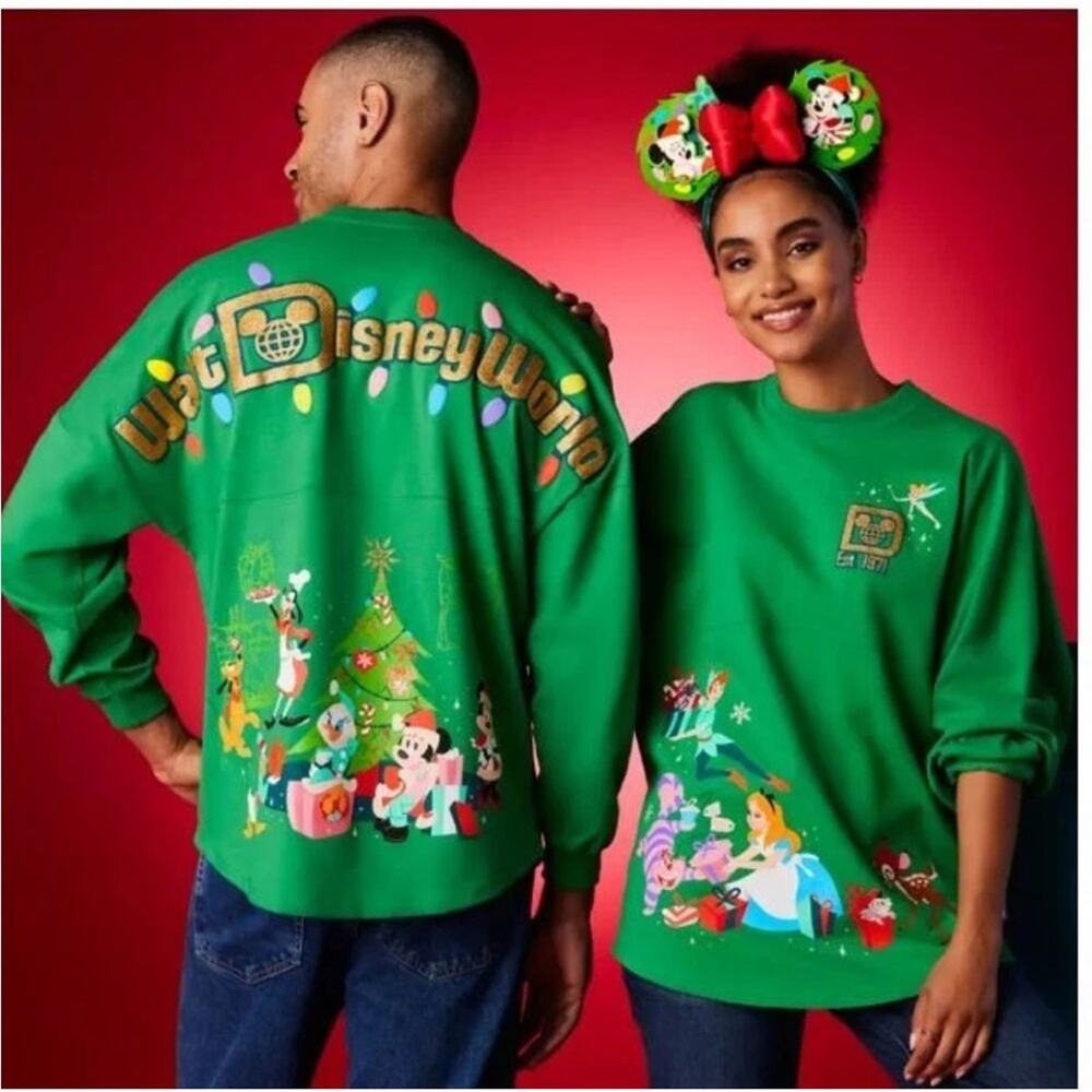 Disney Christmas Green Spirit Jersey